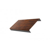 ГРАНД ЛАЙН Ламель обратная 150 жалюзи Texas 0,45 Print Elite с пленкой Chestnut Wood 480951