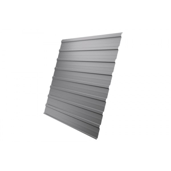 ГРАНД ЛАЙН Профнастил C10A 0,5 GreenCoat Pural BT, matt RR 21 светло-серый (RAL 7040 серое окно) 409377 ГРАНД ЛАЙН Профнастил C10A 0,5 GreenCoat Pural BT, matt RR 21 светло-серый (RAL 7040 серое окно) 409377