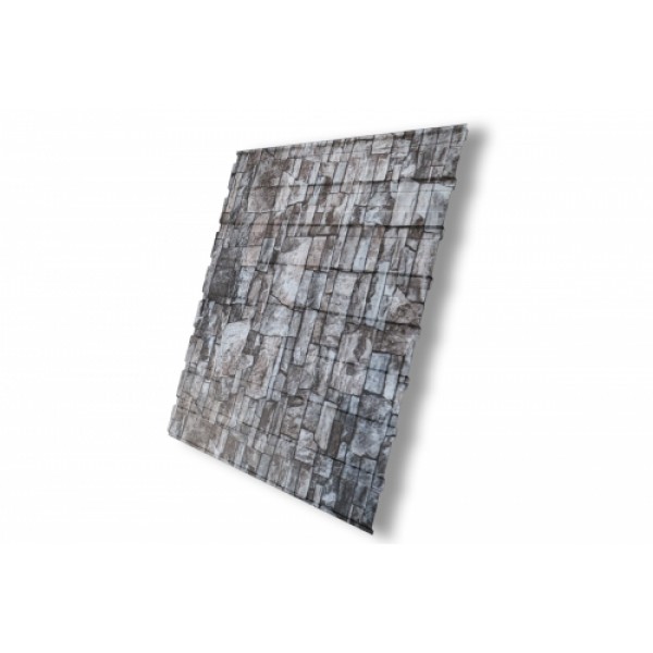 ГРАНД ЛАЙН Профнастил С10B 0,45 Print Elite с пленкой Fine Stone TwinColor 159197