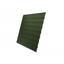 ГРАНД ЛАЙН Профнастил С10В 0,5 GreenCoat Pural BT, matt RR 11 темно-зеленый (RAL 6020 хромовая зелень) 192094