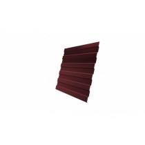 ГРАНД ЛАЙН Профнастил C8A 0,5 GreenCoat Pural BT, matt RR 29 красный (RAL 3009 оксидно-красный) 165657