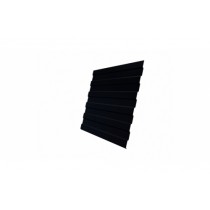 ГРАНД ЛАЙН Профнастил С8A v01 0,5 GreenCoat Pural BT, matt с пленкой RR 33 черный (RAL 9004 сигнальный черный) 188991