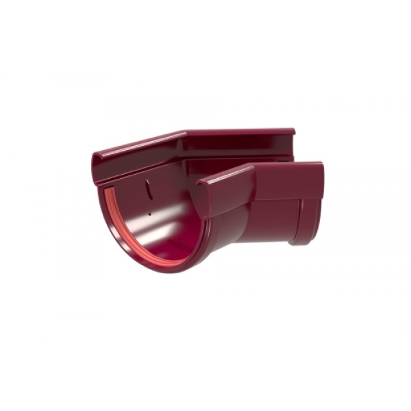 ГРАНД ЛАЙН Угол желоба 135 градусов Дизайн 135мм ПВХ RAL 3005 бордо 422320 ГРАНД ЛАЙН Угол желоба 135 градусов Дизайн 135мм ПВХ RAL 3005 бордо 422320