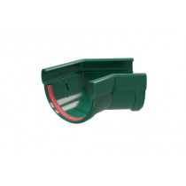 ГРАНД ЛАЙН Угол желоба 135 градусов Дизайн 135мм ПВХ RAL 6005 зеленый 422328