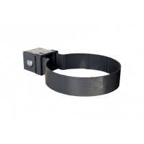 ГРАНД ЛАЙН Хомут трубы Kliker ПВХ Premium графит (инд.упак.) (RAL 7024) 254877