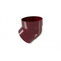 ГРАНД ЛАЙН Колено трубы 45 град. ПВХ бордо (RAL 3005) 269482