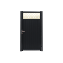 ГРАНД ЛАЙН Калитка Estet Plus 2,0х1 RAL 7024/1014 221093