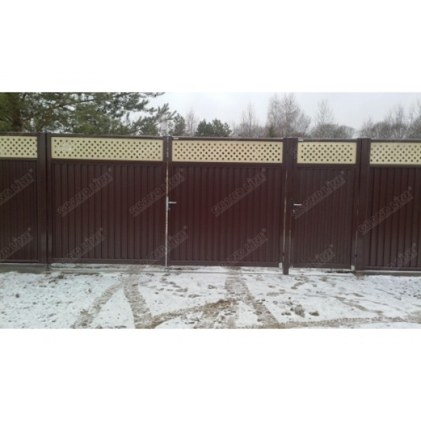 ГРАНД ЛАЙН Направляющая 60х20х2500 RAL 8017 041631