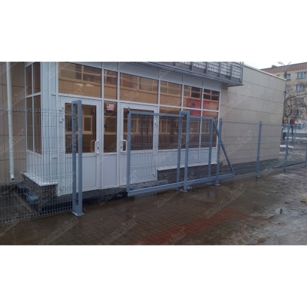 ГРАНД ЛАЙН Крепление Скоба и болт М6х85 RAL 7040 048852 ГРАНД ЛАЙН Крепление Скоба и болт М6х85 RAL 7040 048852