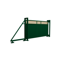 ГРАНД ЛАЙН Ворота откатные Estet Plus 2,0х4,5 RAL 6005/1014 070002