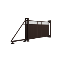 ГРАНД ЛАЙН Ворота откатные Estet Plus 2,0х4,5 RAL RR 32/1013 239035